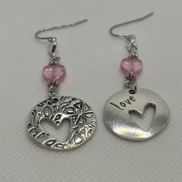 Triple Heart Earrings - Picture 6 of 7